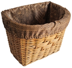 rattan bicycle baskets front rear