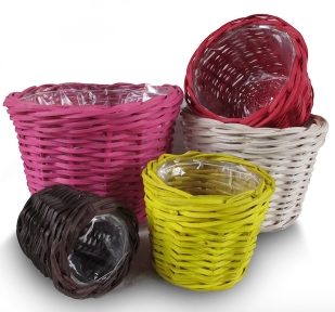 flower basket fancy color