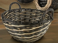 black wicker rattan for fruits